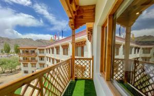 Un balcon sau o terasă la Hotel Deskitsal