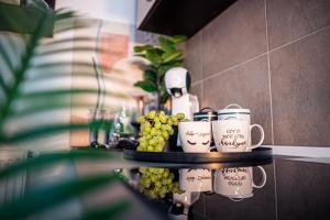 Παροχές για τσάι/καφέ στο Apartament Craiova Modern Space Semineu Pat Rotund