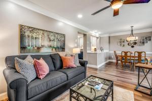 a living room with a couch and a table at Sugar Ski 632 in Sugar Mountain