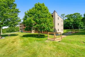 a view of the house from the yard at Sugar Ski 632 in Sugar Mountain