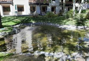 Zahrada ubytování GetAways at Olympic Village Inn