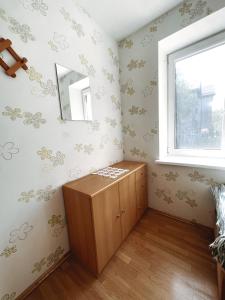 Ένα μπάνιο στο Apartment Jūros Mėlis