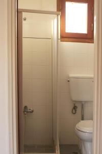 Koupelna v ubytování Κastro Ηotel