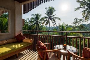 Balkón nebo terasa v ubytování Arkamara Dijiwa Ubud