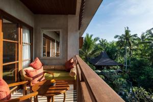 Balkón nebo terasa v ubytování Arkamara Dijiwa Ubud