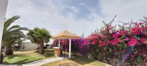 Zahrada ubytování Villa CLIMATISEE avec piscine privée, ras el ma