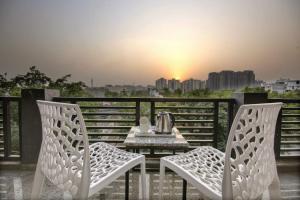 Balkón nebo terasa v ubytování Hotel Premier Noida 135