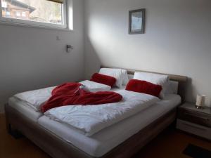 Postel nebo postele na pokoji v ubytování Haus Scharler, Talstation