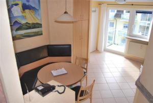 Χώρος καθιστικού στο Ferienwohnung ELDENA