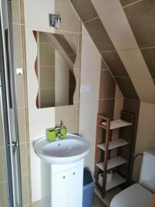 Ein Badezimmer in der Unterkunft Strefa Hawrań