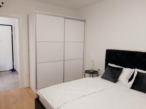 Katil atau katil-katil dalam bilik di Apartment Tina Split