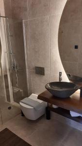 Kúpeľňa v ubytovaní Leone suites