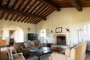 Posezení v ubytování Villa Capalbio