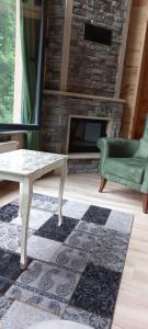 A seating area at AYDER LEVUT Bungalov