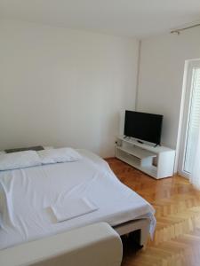 TV a/nebo společenská místnost v ubytování Apartment