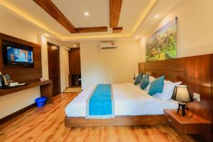 TV o dispositivi per l'intrattenimento presso Kathmandu Aagantuk Hotel