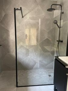 Koupelna v ubytování Pampas apartments Mrežnica + 37 fotografií