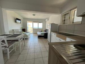 Kuchyň nebo kuchyňský kout v ubytování Apartments Galeb