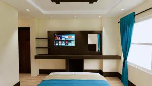 Letto o letti in una camera di Kathmandu Aagantuk Hotel