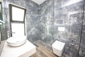 Koupelna v ubytování Hotel Alion21