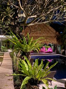 Zahrada ubytování The Hideaway Canggu