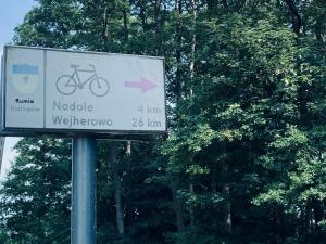 Jazda na bicykli v okolí ubytovania PrzystańTu! Brzyno