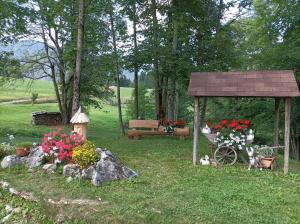 Zahrada ubytování Greuth Hutte
