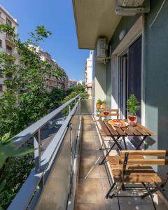 Balkón alebo terasa v ubytovaní Luxury Museum Apartment Athena