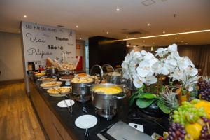 Comida no hotel ou em algum lugar perto