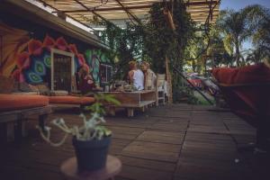 Gestir sem dvelja á Ekko Hostel