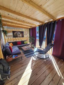 Posezení v ubytování Mobile home Linico