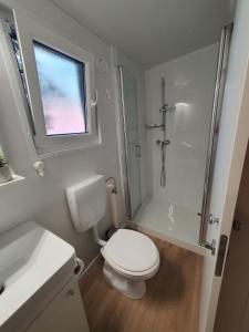 Koupelna v ubytování Mobile home Linico