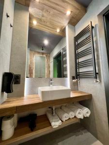 Łazienka w obiekcie Loft Klonowa - Apartament z garażem
