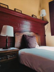 Een bed of bedden in een kamer bij Casas da Quinta da Cancela