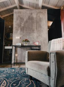 Een zitgedeelte bij Casas da Quinta da Cancela