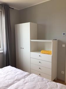 Posteľ alebo postele v izbe v ubytovaní Domek v Podyjí