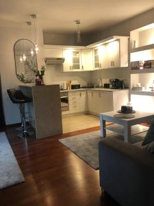 Kuchyňa alebo kuchynka v ubytovaní Apartamenty pod Jasną Górą + 16 fotografií