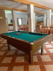 Biliár nebo kulečník v ubytování Apartment Dehtáře