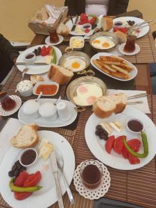 Brokastu iespējas, kas pieejamas viesiem naktsmītnē SARI KONAK Garden Otel Safranbolu
