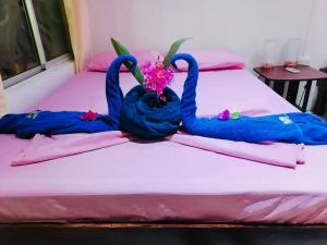 Letto o letti in una camera di Hotel Aurora