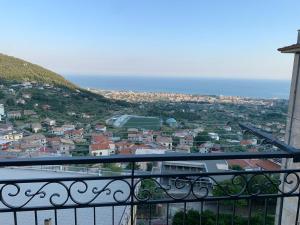 a view of a city from a balcony at Il Nido delle Rondini in Formia