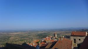 a view from the top of a town with roofs at Casas da Villa- Monsanto in Monsanto