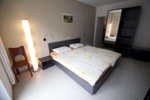 Katil atau katil-katil dalam bilik di Albergo Elvezia