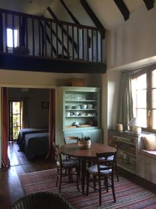 Posezení v ubytování Gîte Maison Maitri