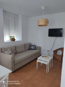 TV a/nebo společenská místnost v ubytování El Chalet Rosso