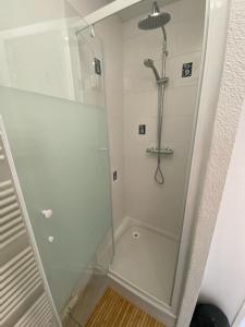Ванная комната в Bel appartement avec micro ext et parking privé