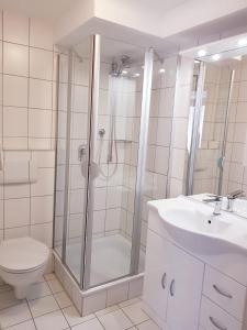 Een badkamer bij Landgasthof Ochsen