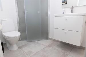 Baðherbergi á Havrevang, Ferielejligheder