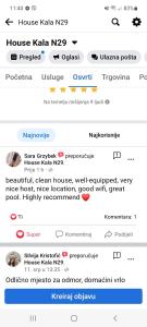 Fotografie z fotogalerie ubytování House Kala N29 v destinaci Jezera