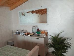 Kuchyň nebo kuchyňský kout v ubytování Cuore Verde del Cilento